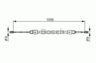 Трос, стояночная тормозная система