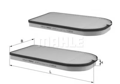Фильтр, воздух во внутренном пространстве MAHLE ORIGINAL купить
