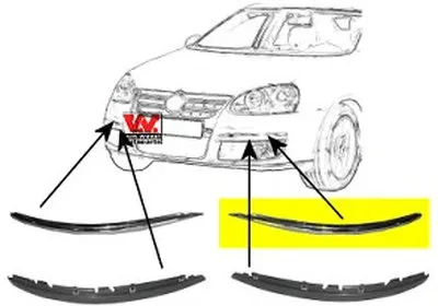 Облицовка, бампер VAN WEZEL купить