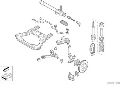 Рулевое управление; Подвеска колеса HERTH+BUSS JAKOPARTS купить