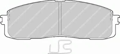 Комплект тормозных колодок, дисковый тормоз PREMIER FERODO купить
