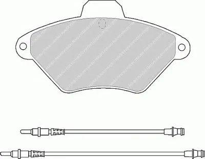 Комплект тормозных колодок, дисковый тормоз PREMIER FERODO купить