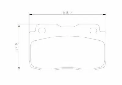Комплект тормозных колодок, дисковый тормоз BREMBO купить