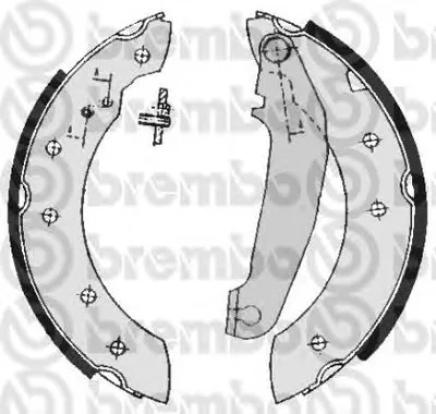 Комплект тормозных колодок BREMBO купить