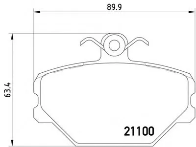 Комплект тормозных колодок, дисковый тормоз MINTEX купить