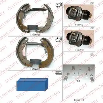 Комплект тормозных колодок DELPHI купить