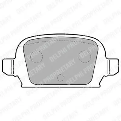 Комплект тормозных колодок, дисковый тормоз DELPHI купить
