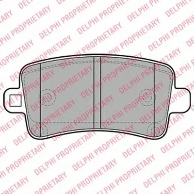 Комплект тормозных колодок, дисковый тормоз DELPHI купить
