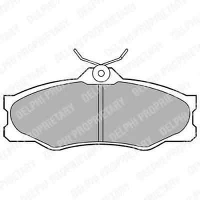 Комплект тормозных колодок, дисковый тормоз DELPHI купить