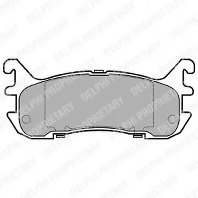 Комплект тормозных колодок, дисковый тормоз DELPHI купить