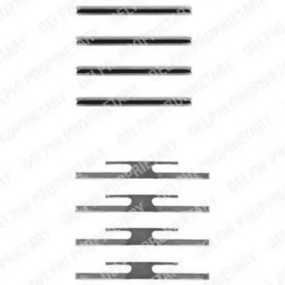 Комплектующие, колодки дискового тормоза DELPHI купить