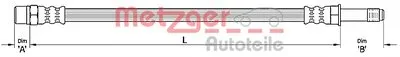 Тормозной шланг METZGER купить