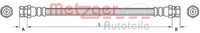 Тормозной шланг METZGER купить