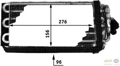 Испаритель, кондиционер BEHR HELLA SERVICE купить