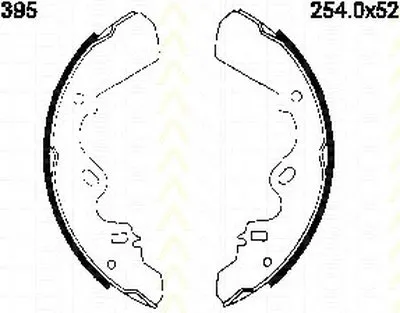 Комплект тормозных колодок TRISCAN купить