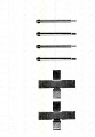 Комплектующие, колодки дискового тормоза TRISCAN купить