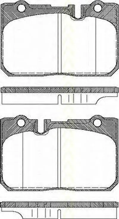 Комплект тормозных колодок, дисковый тормоз TRISCAN купить
