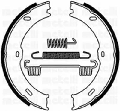 Комплект тормозных колодок, стояночная тормозная система METELLI купить