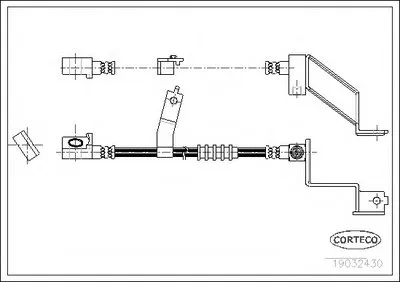 Тормозной шланг CORTECO купить