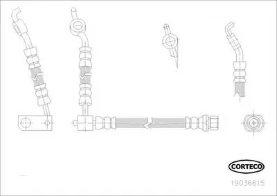 Тормозной шланг CORTECO купить