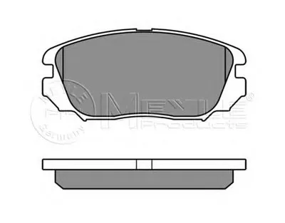 Комплект тормозных колодок, дисковый тормоз MEYLE купить