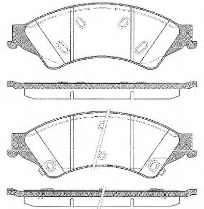 Комплект тормозных колодок, дисковый тормоз KAWE купить