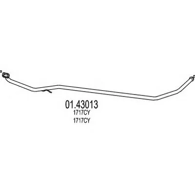 Труба выхлопного газа MTS купить