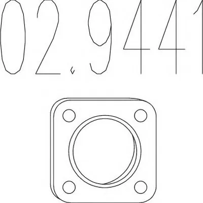 Уплотнительное кольцо, труба выхлопного газа MTS купить