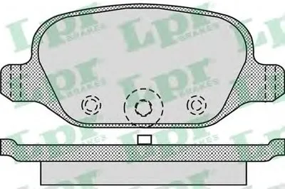 Комплект тормозных колодок, дисковый тормоз LPR купить