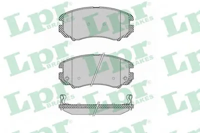 Комплект тормозных колодок, дисковый тормоз LPR купить