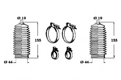 Комплект пылника, рулевое управление OCAP купить
