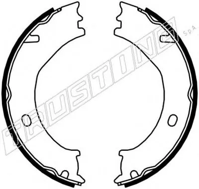Комплект тормозных колодок, стояночная тормозная система TRUSTING купить