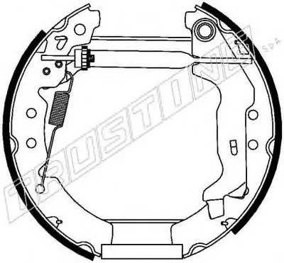 Комплект тормозных колодок FAST KIT TRUSTING купить