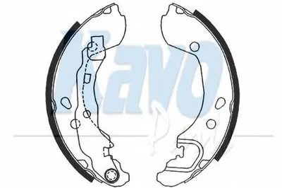 Комплект тормозных колодок MK KASHIYAMA KAVO PARTS купить