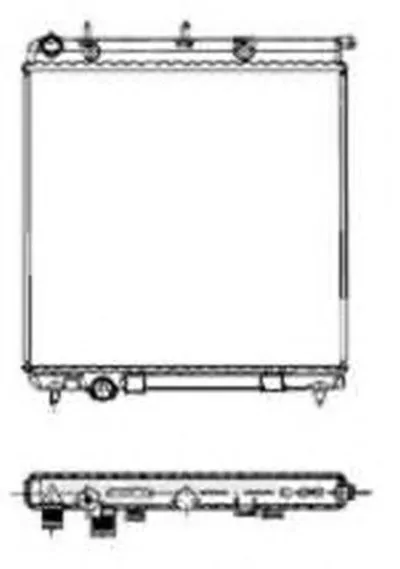 Радиатор, охлаждение двигателя NRF купить