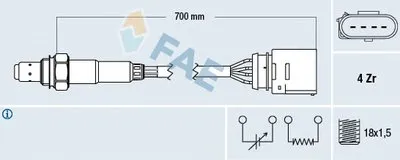 Лямда-зонд FAE купить