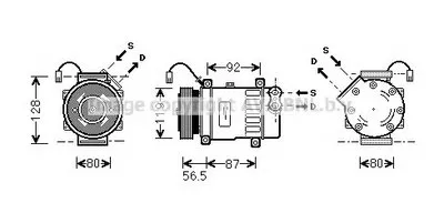 Компрессор, кондиционер AVA QUALITY COOLING купить