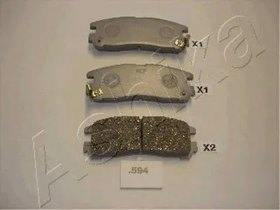 Комплект тормозных колодок, дисковый тормоз ASHIKA купить