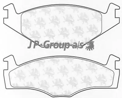 Комплект тормозных колодок, дисковый тормоз QH JP GROUP купить