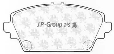 Комплект тормозных колодок, дисковый тормоз QH JP GROUP купить