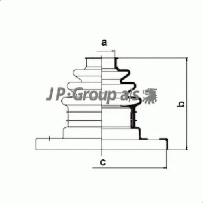Комплект пылника, приводной вал QH JP GROUP купить