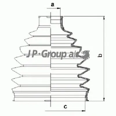 Комплект пылника, приводной вал QH JP GROUP купить