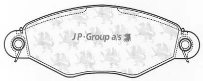 Комплект тормозных колодок, дисковый тормоз QH JP GROUP купить