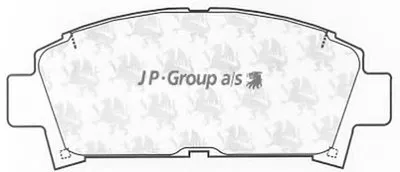 Комплект тормозных колодок, дисковый тормоз QH JP GROUP купить