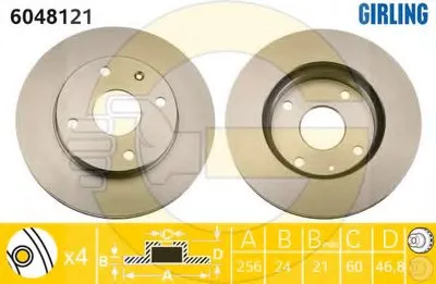 Тормозной диск GIRLING купить