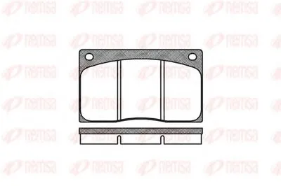 Комплект тормозных колодок, дисковый тормоз KAWE купить