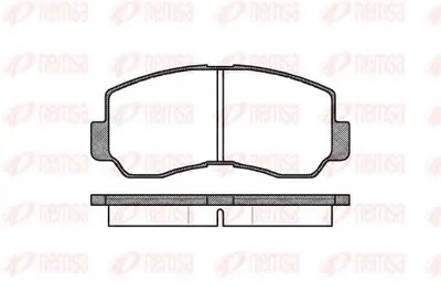 Комплект тормозных колодок, дисковый тормоз KAWE купить