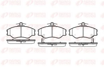 Комплект тормозных колодок, дисковый тормоз KAWE купить