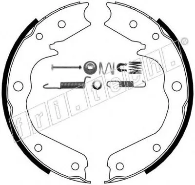 Комплект тормозных колодок, стояночная тормозная система fri.tech. купить