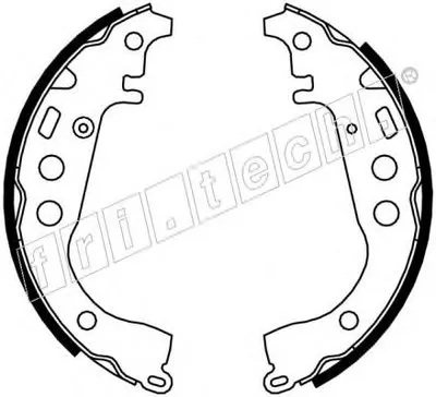 Комплект тормозных колодок fri.tech. купить